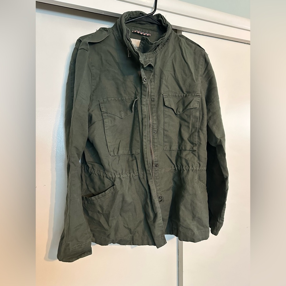 Thread & Supply Olive Green Jacket — size M